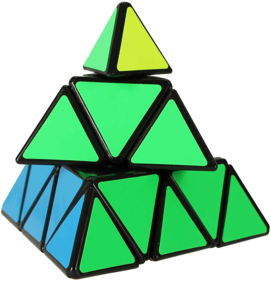 Dėlionės žaidimas PYRAMINX dėlionės kubas 9,7 cm