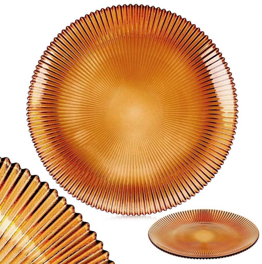 Home Styling Collection Stiklinė desertinė lėkštė 21 cm