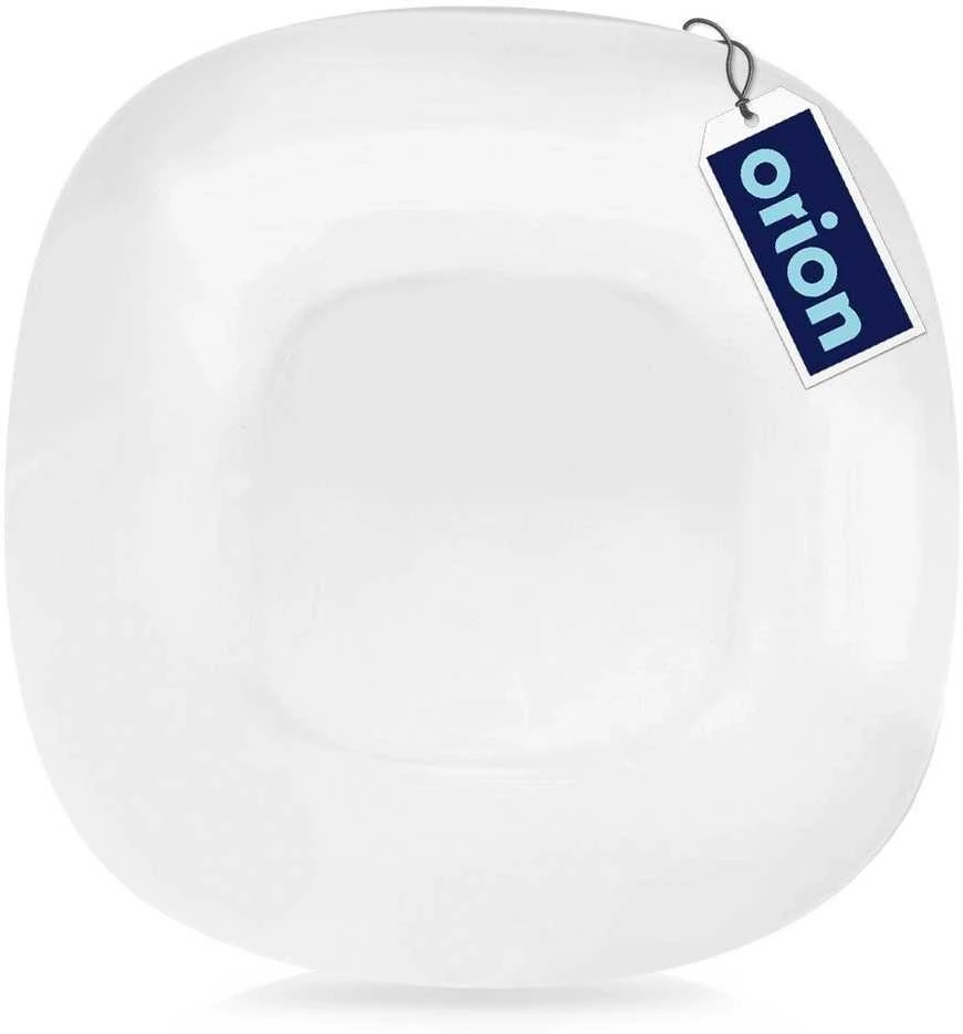 Lumarko Orion Desertinis lėkštė LUNA 20 cm stiklinė balta