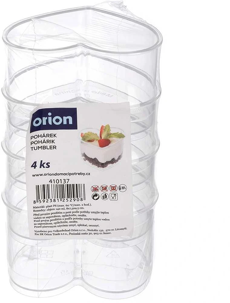Orion deserto taurės 130 ml 4 vnt.