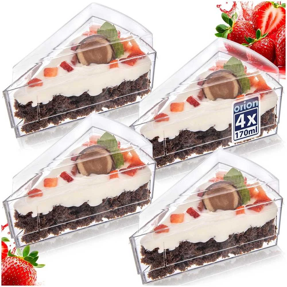 Orion desertų ir užkandžių puodeliai, 160 ml, 4 vnt.