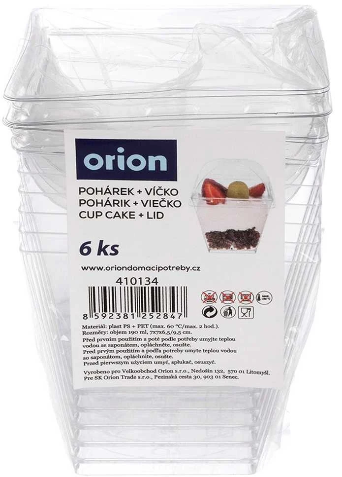 WMF Orion Deserto puodeliai 180 ml su dangteliais, 6 vnt.
