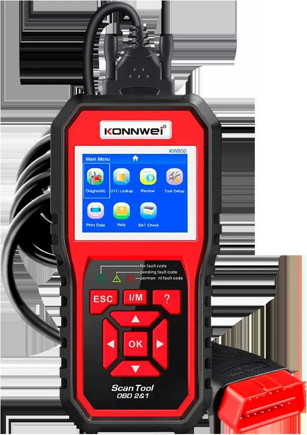 Miernik Diagnostinis matuoklis, Konnwei KW850 OBD2 skaitytuvas