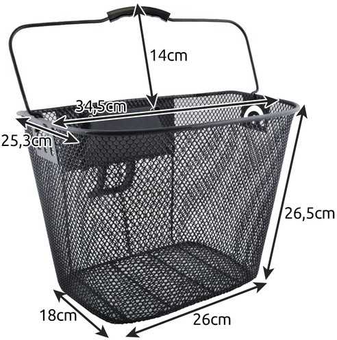 Trizand Metal bike basket 23557