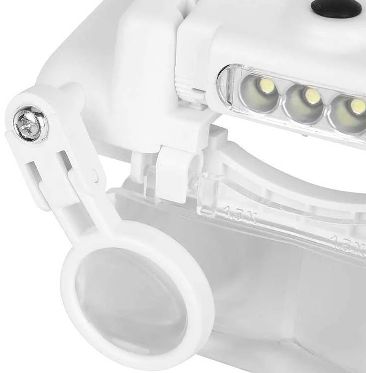 Didinamasis stiklas su 3 LED, 11,5x