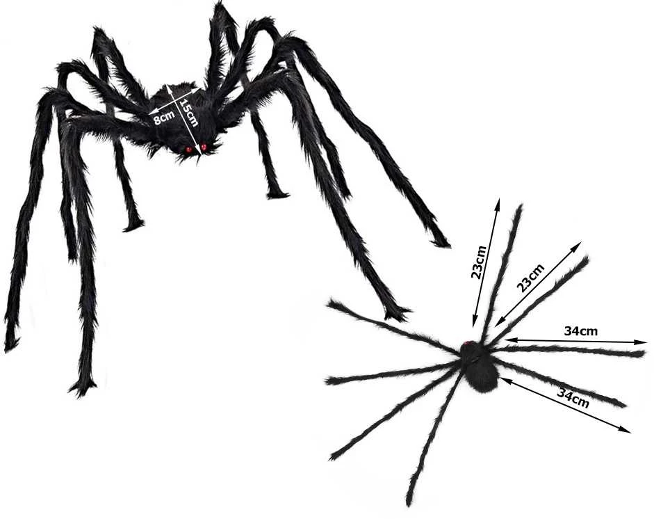 Didžiulė Helovino tarantulas dekoracija