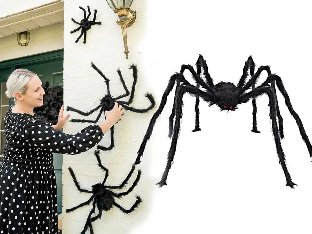 Didžiulė Helovino tarantulas dekoracija
