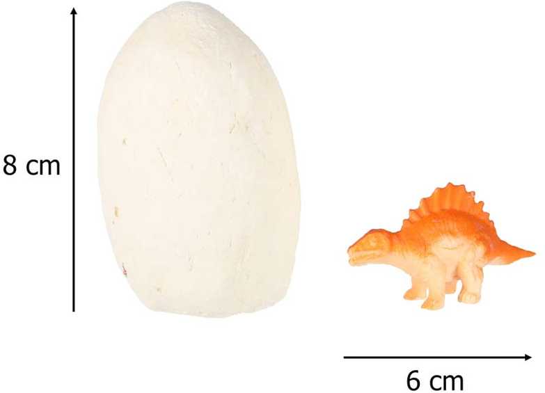 Ikonka KIK archeologinis dinozaurų kasinėjimo rinkinys, 12 kiaušinių figūrėlių