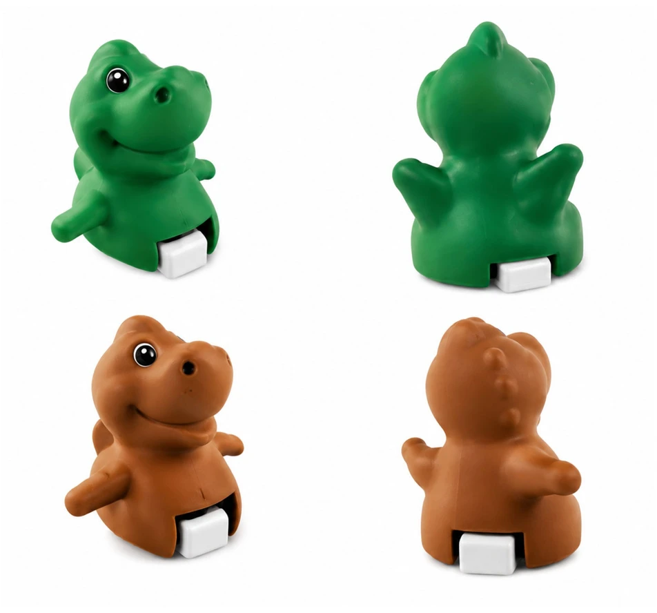 Lean Toys Dinozaurų trasa su judančiais laiptais ir šviesos efektais, 19,5 × 15 × 8,5 cm