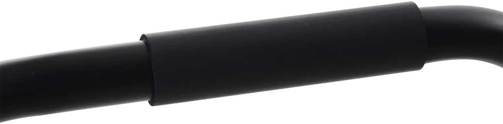 HOMCOM lygiagrečių stovas, stabilus atsispaudimų stovas su diržų sistema, tvirtas plieno rėmas, juodas, 90x81x92,5 cm