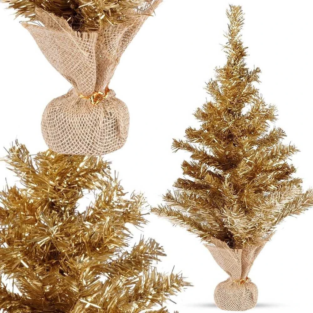 Dekoracja Domu Home Styling Collection Dirbtinė eglė 60 cm Auksinė