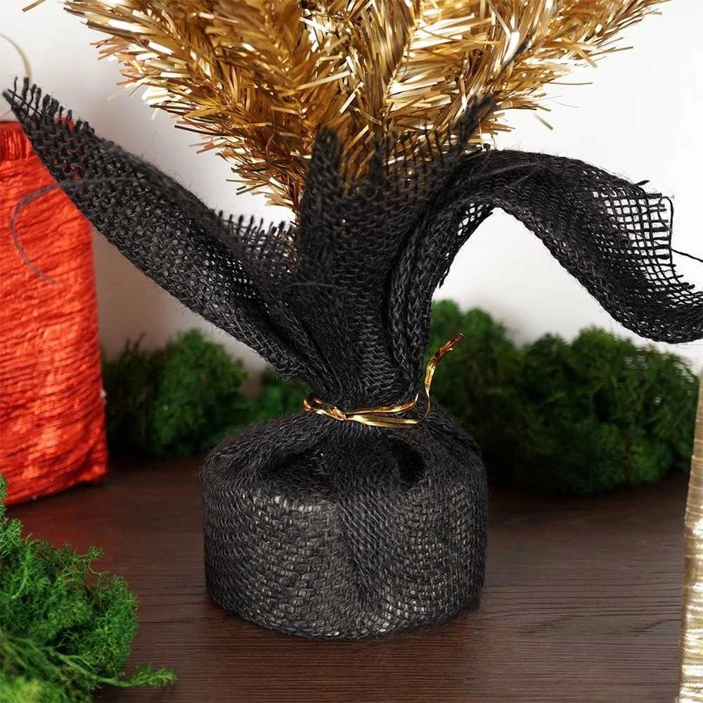 Home Styling Collection Dirbtinė eglė 90 cm Auksinė
