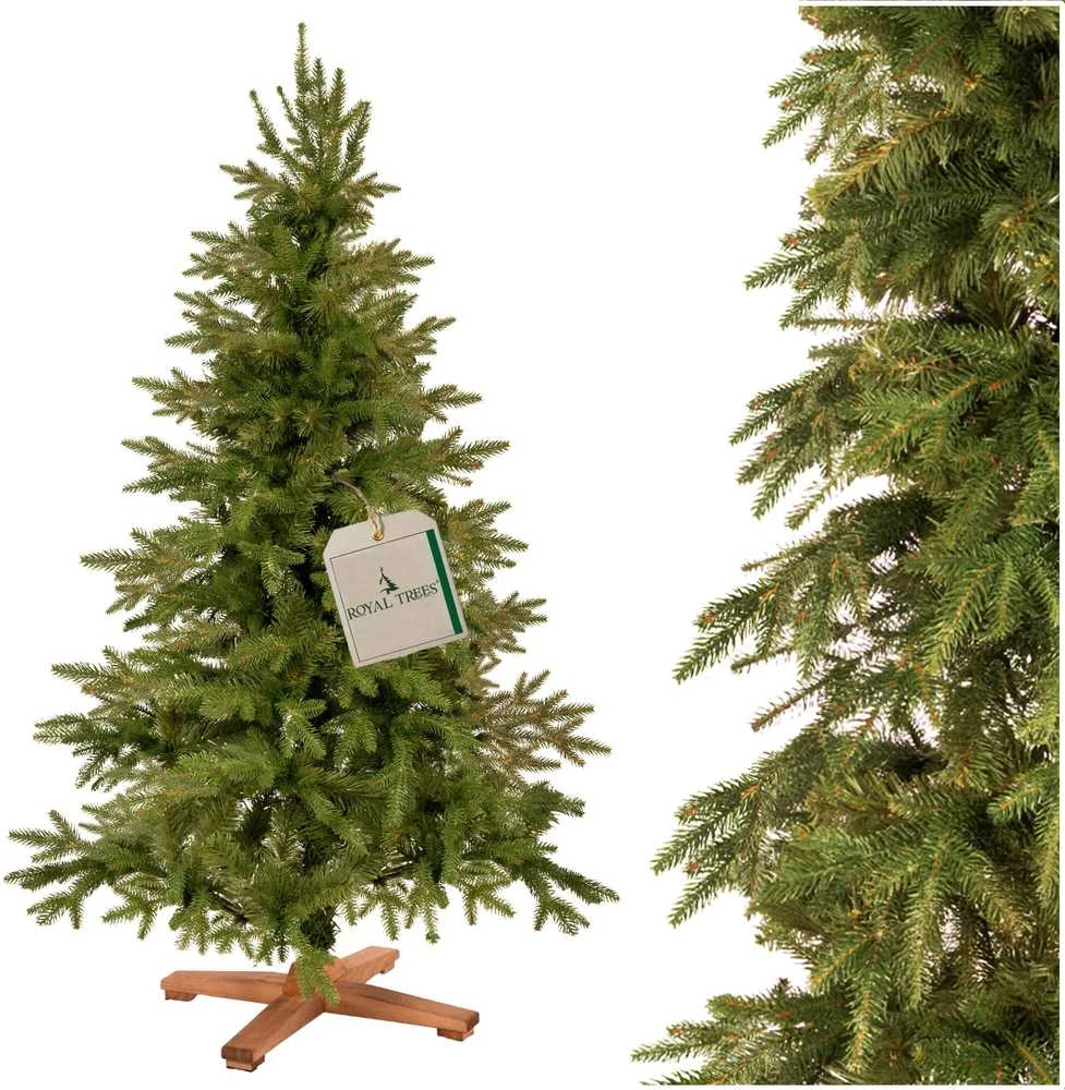 Springos Dirbtinė eglutė Royal Trees® Himalajų su mediniu stovu, 150 cm