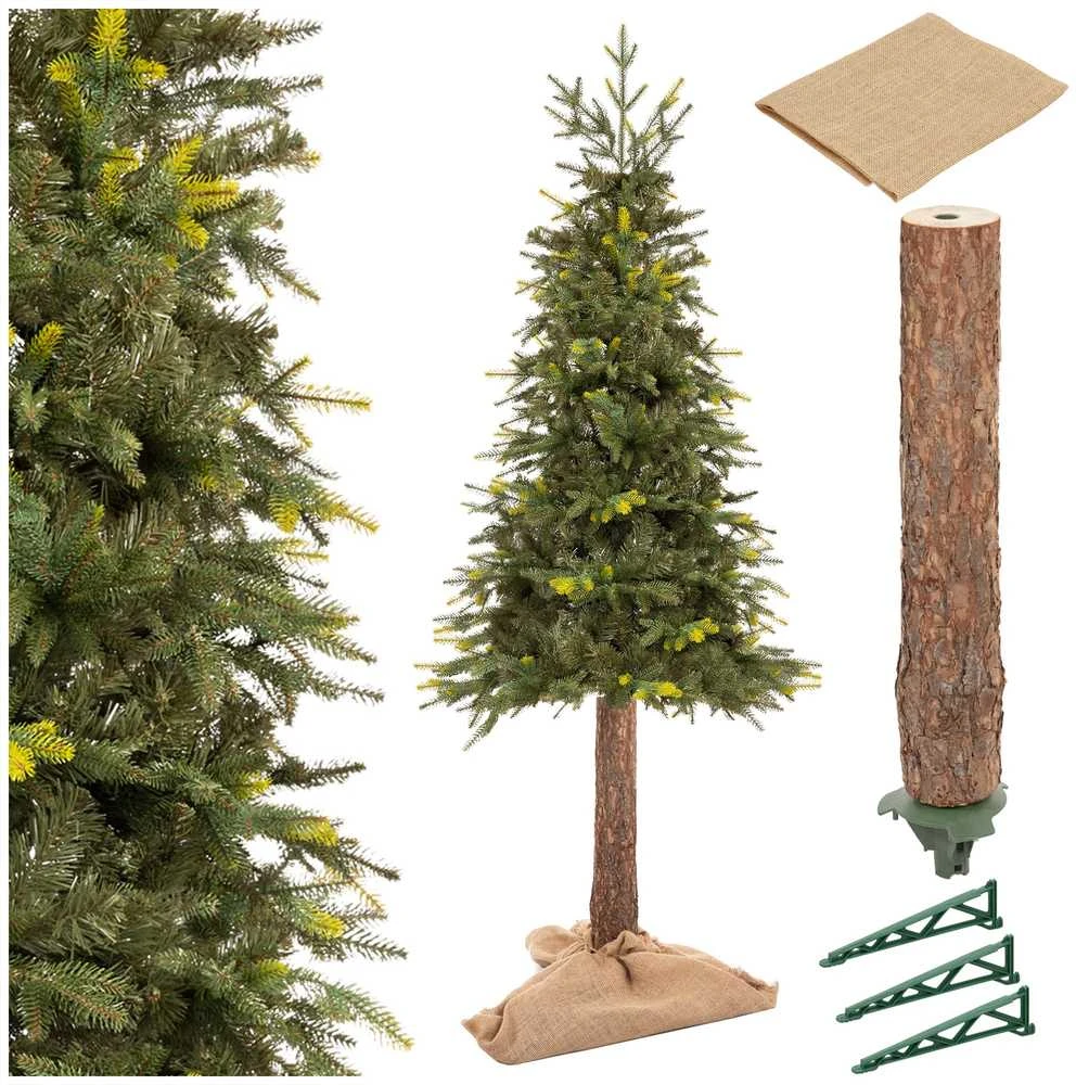Dirbtinė eglutė Springos CT0200 su natūraliu kamienu, 220 cm
