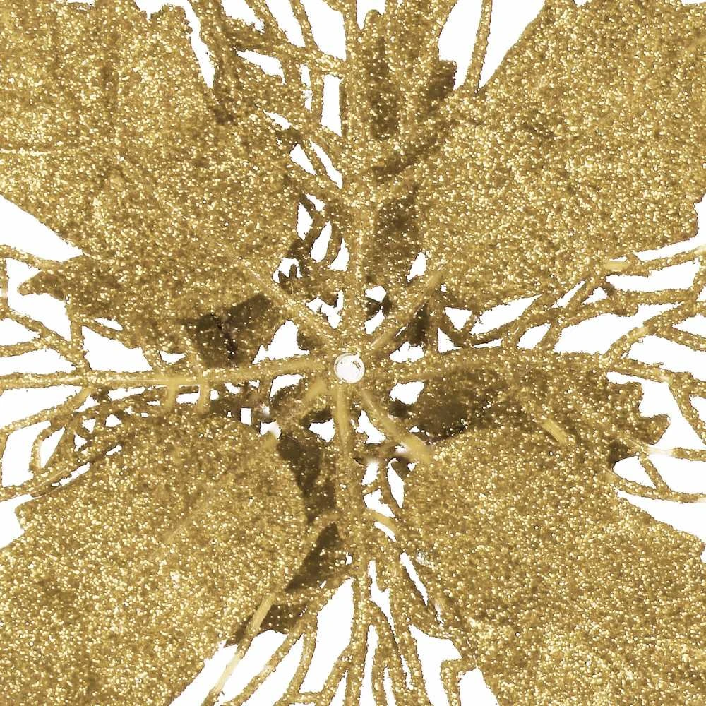 Dirbtinė gėlė Springos 14x16 cm, auksinė