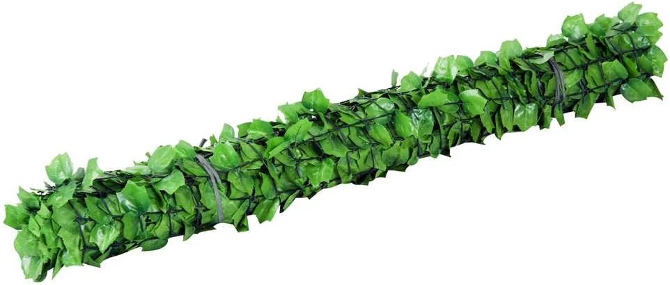 Outsunny dirbtinė gyvatvorė, privatumo uždanga terasai, sienų dekoras, šviesiai žalia, 300 x 150 cm