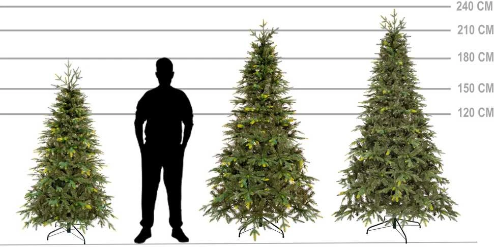 Dirbtinė Kalėdinė eglutė Springos 180 cm, žalia