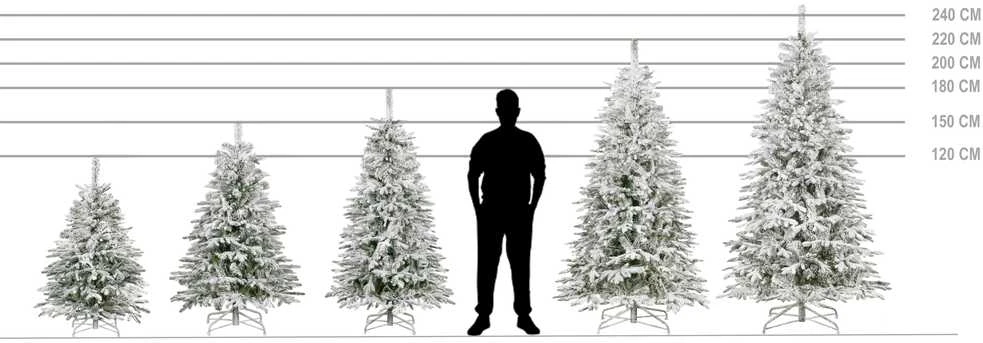 Dirbtinė kalėdinė eglutė Springos, snieguota, 120 cm