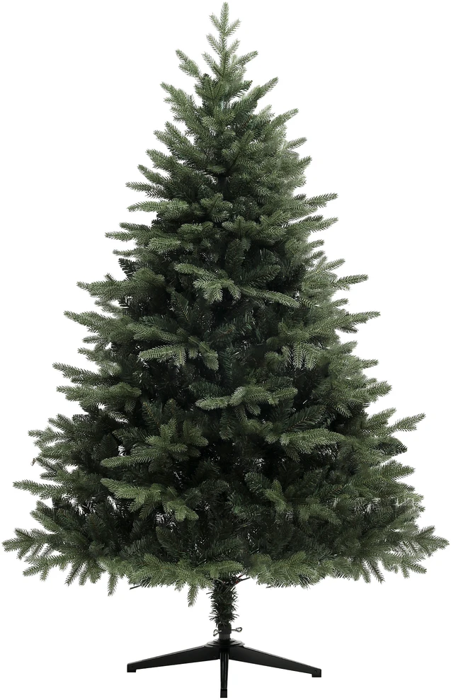 Dirbtinė kalėdinė eglutė su 1696 šakelių galiukais, žalia, Ø 120 × 180 cm