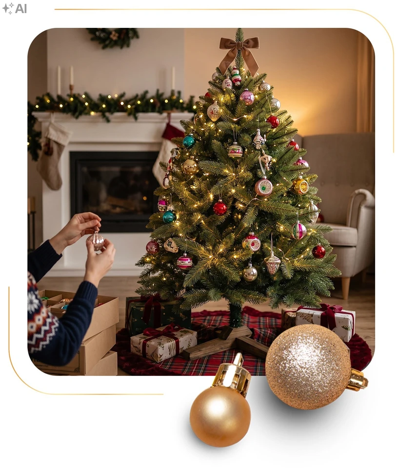 Springos Dirbtinė Kalėdų eglutė „Caucasian Spruce“, žalia, 120 cm