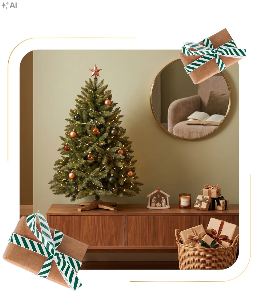 Springos Dirbtinė Kalėdų eglutė „Caucasian Spruce“, žalia, 120 cm
