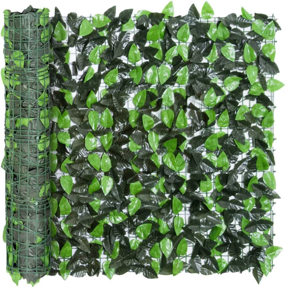 Dirbtinė lapų tvora 300 × 100 cm