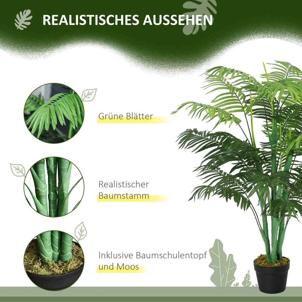 Dirbtinė palmė 125 cm 1 vnt.