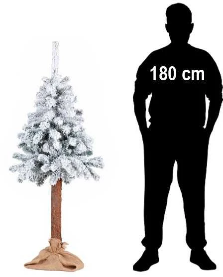 Dirbtinė snieguota eglė ant kamieno Springos 160 cm