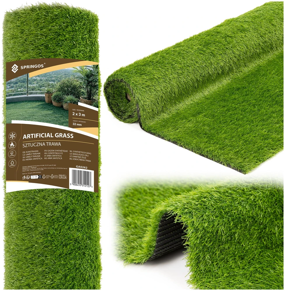 Springos Dirbtinė žolė 2 x 3 m