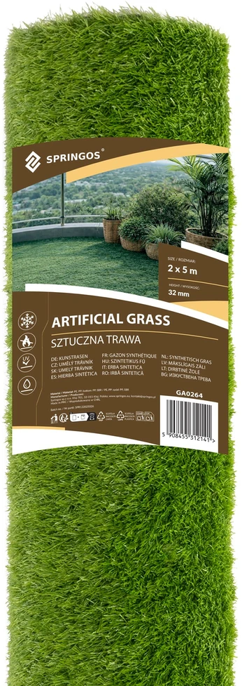 Springos Dirbtinė žolė 2 x 5 m