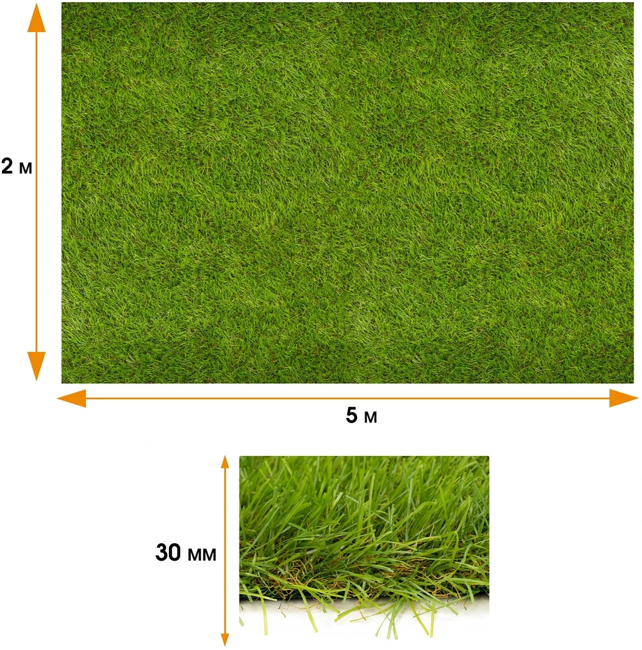 Springos Dirbtinė žolė 2 x 5 m