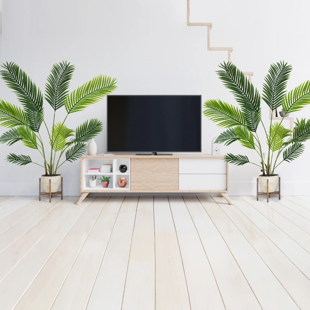 Dirbtinės arekos palmės 140 cm 2 vnt.