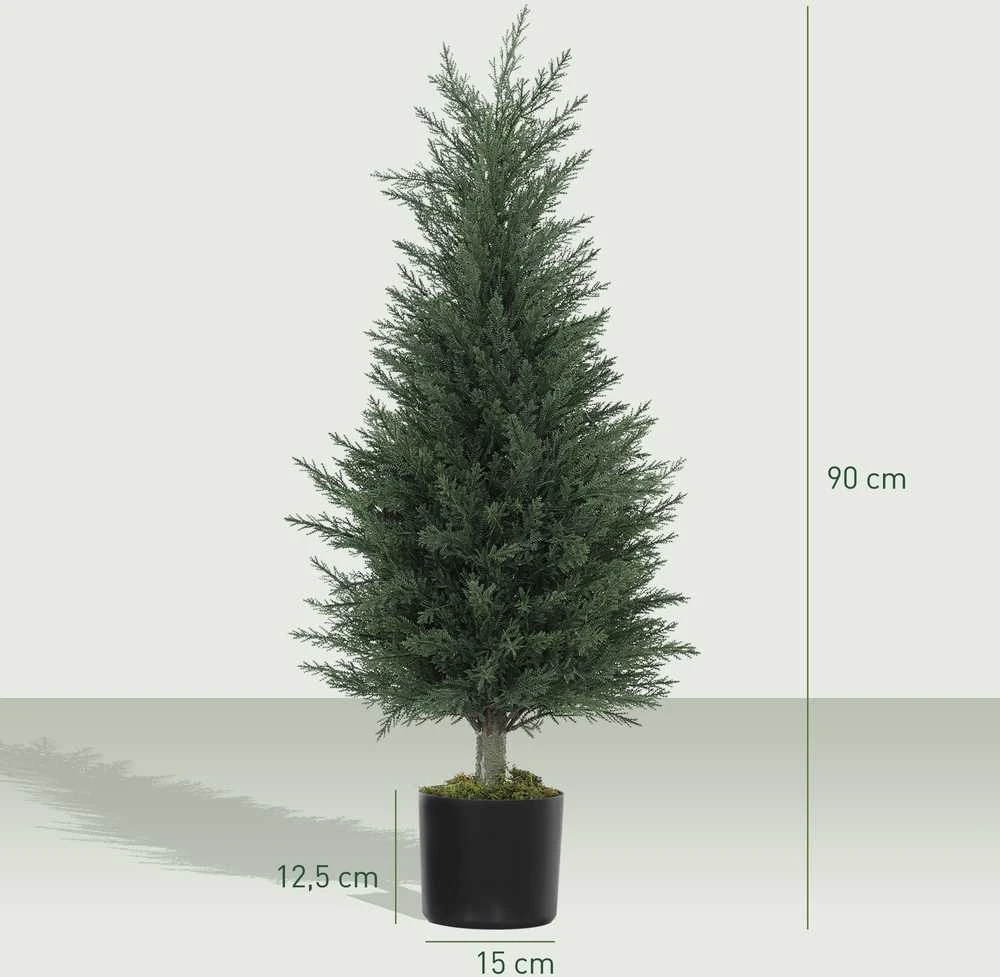 Dirbtiniai kiparisai 2vnt. 90 cm