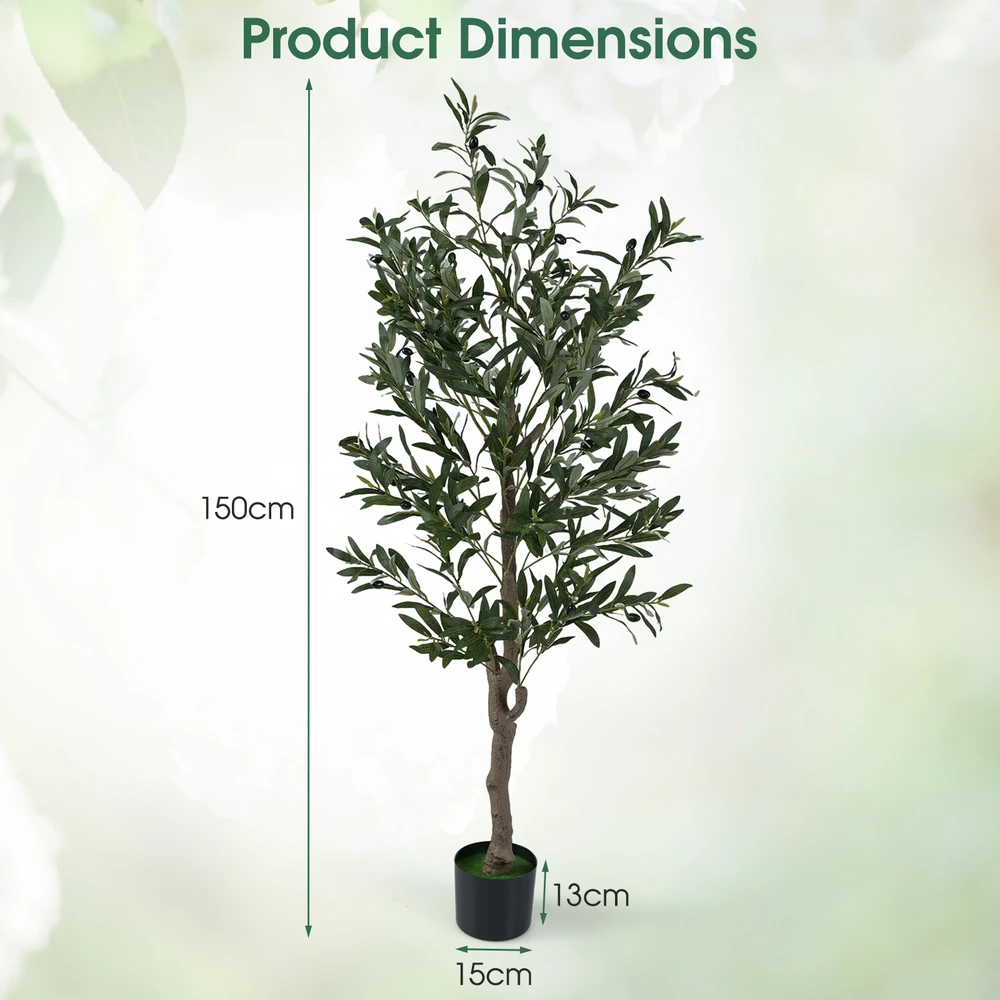 Dirbtinis alyvmedis 150 cm 2 vnt.