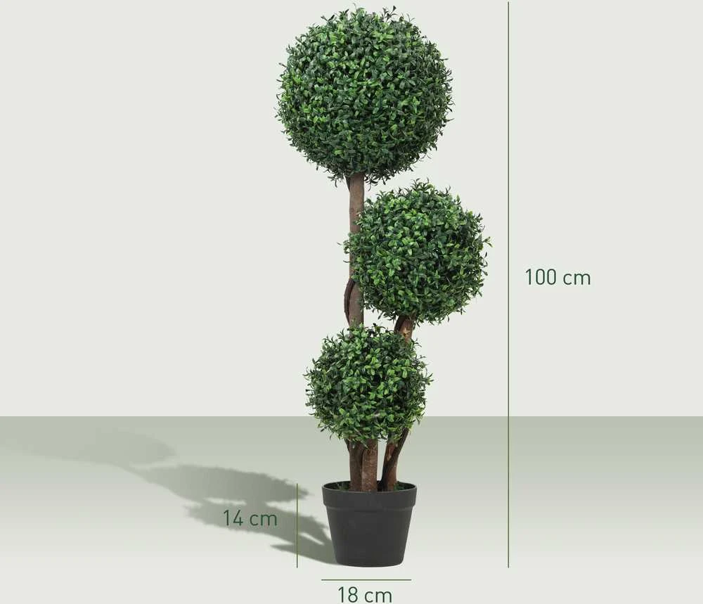 Dirbtinis buksmedis 100 cm