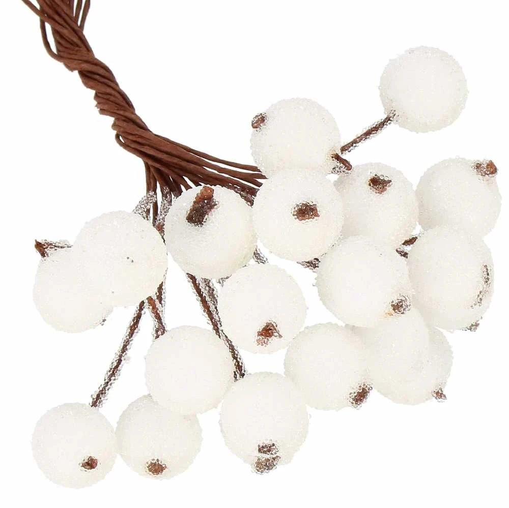Dirbtinis dekoratyvinis šermukšnis Springos CA0743 12mm 100 vnt.