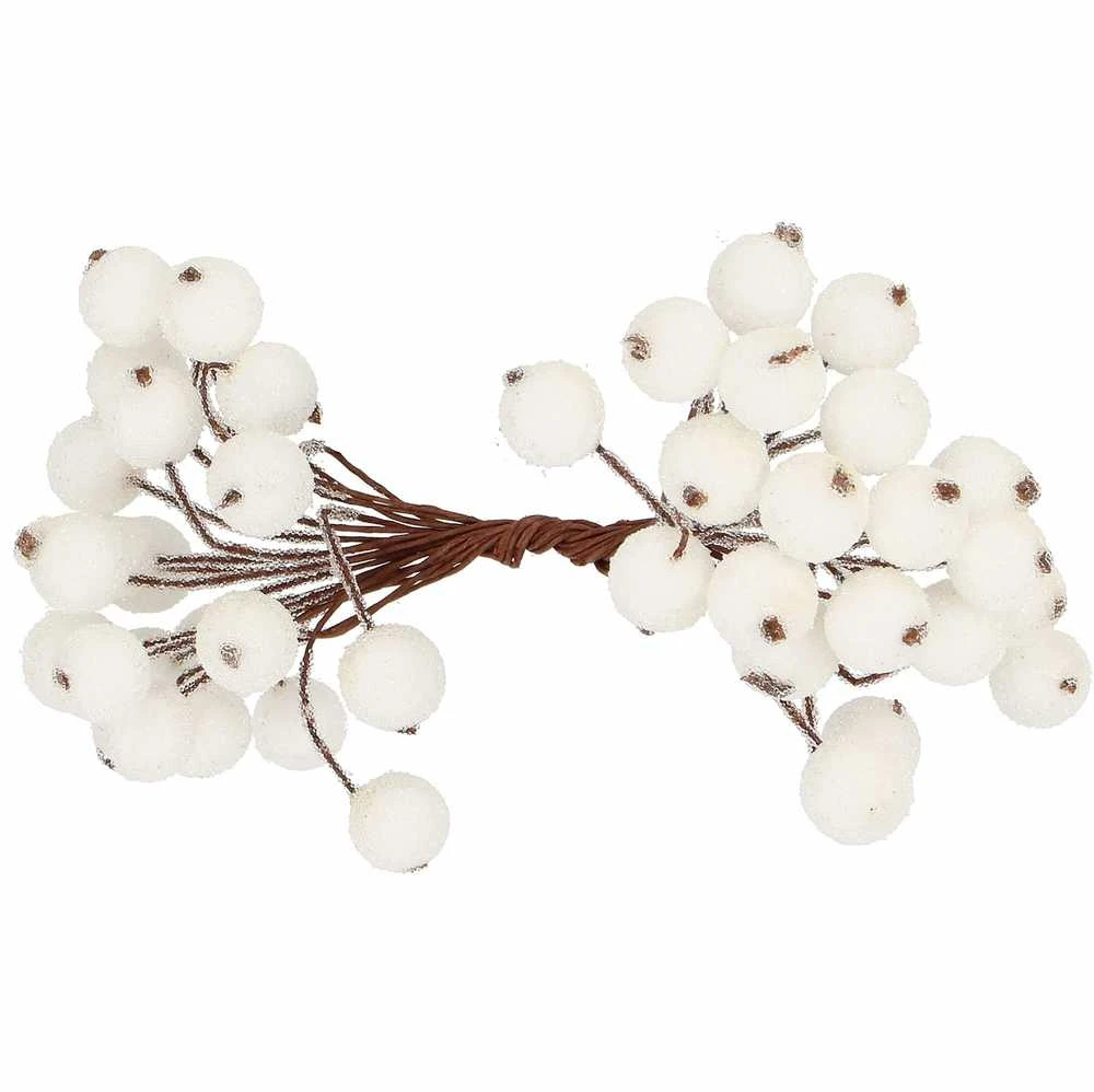 Dirbtinis dekoratyvinis šermukšnis Springos CA0743 12mm 100 vnt.