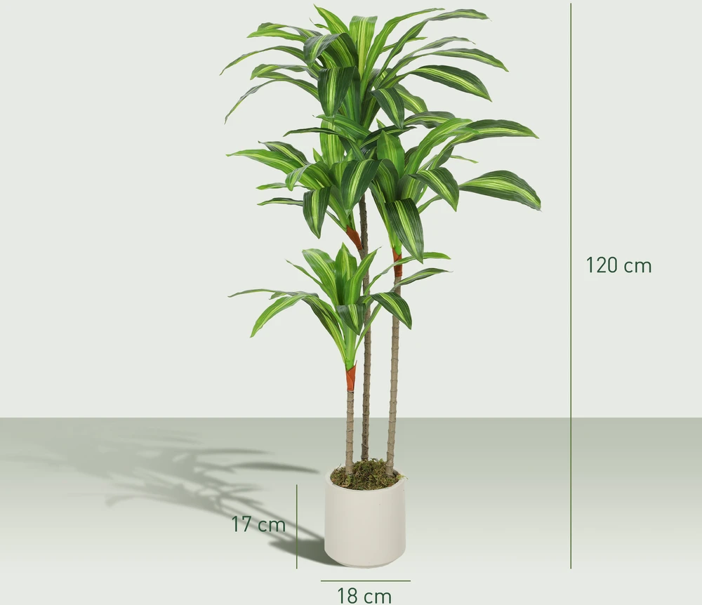 Dirbtinis dracena medis 120 cm
