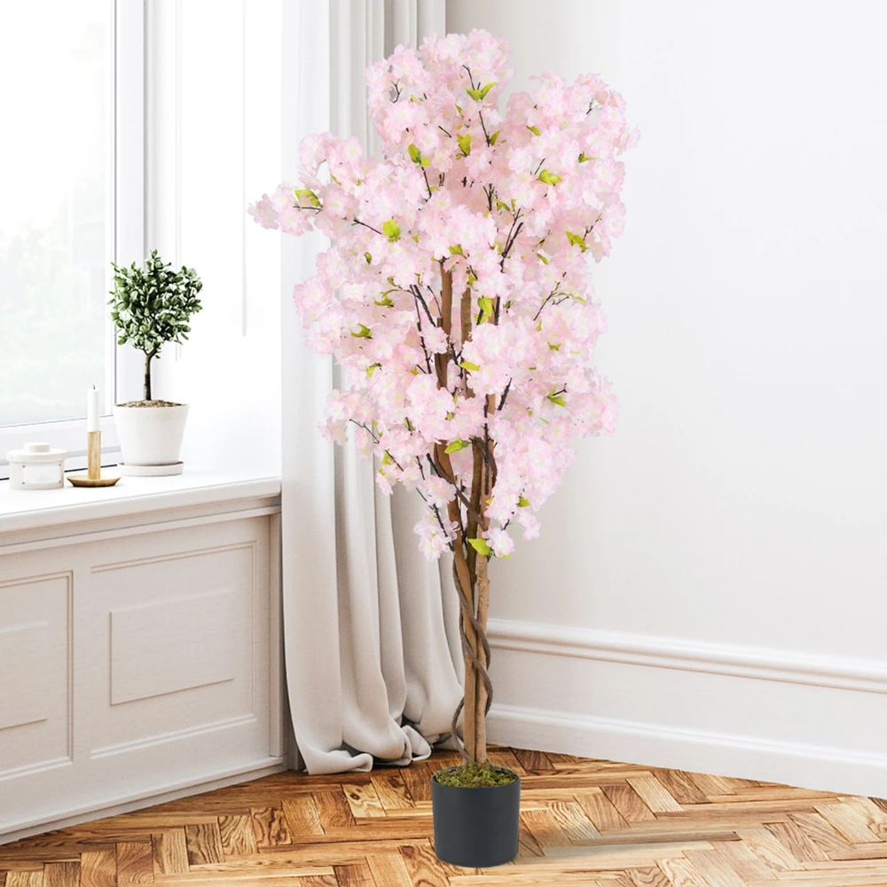 Dirbtinis vyšnios žiedų medis 152.4 cm 2 vnt.