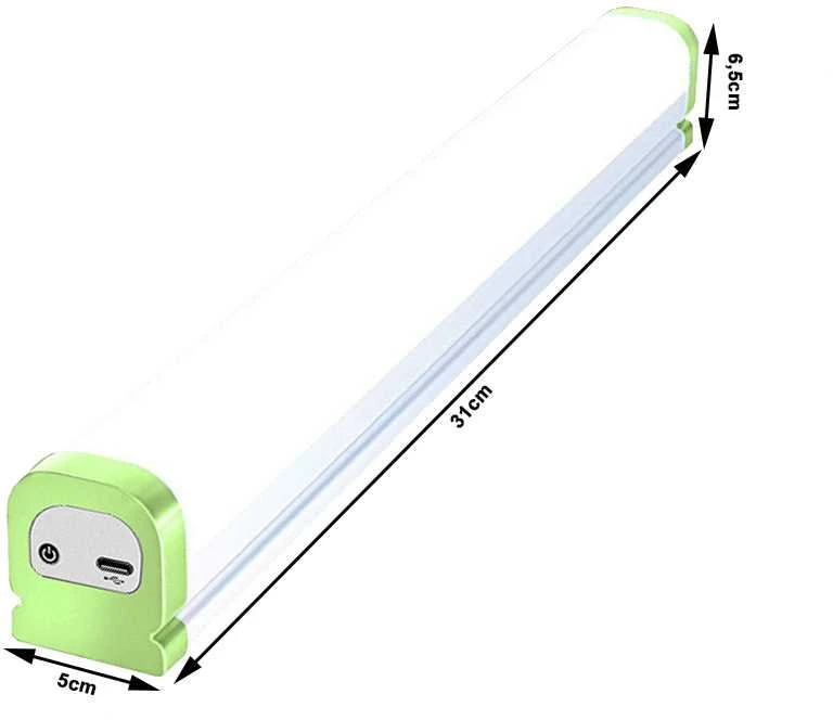 Pakabinamas šviestuvas Dirbtuvių LED lempa su magnetu, 31 cm