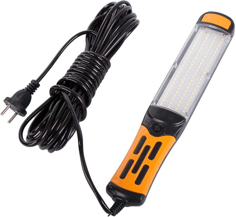 Dirbtuvių lempa su 96 LED COB ir magnetu, 230V