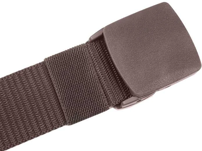 Diržas su sagtimi, poliesteris, 120 cm, rudas