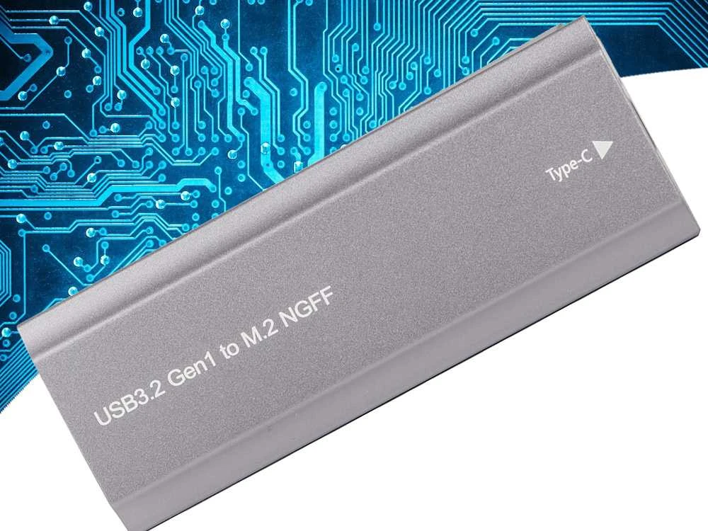 Disko adapterio dėklas M.2 SATA NGFF USB 3.1