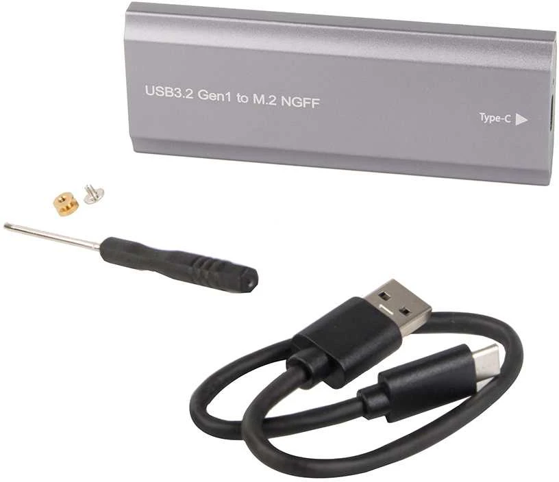 Disko adapterio dėklas M.2 SATA NGFF USB 3.1