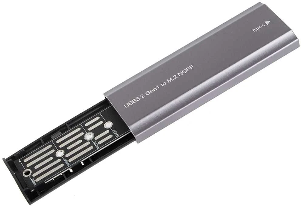 Disko adapterio dėklas M.2 SATA NGFF USB 3.1