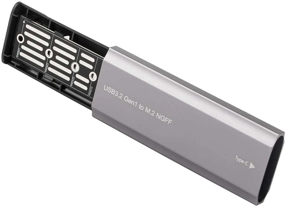 Disko adapterio dėklas M.2 SATA NGFF USB 3.1