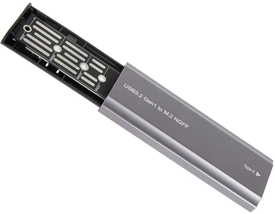 Disko adapterio dėklas M.2 SATA NGFF USB 3.1