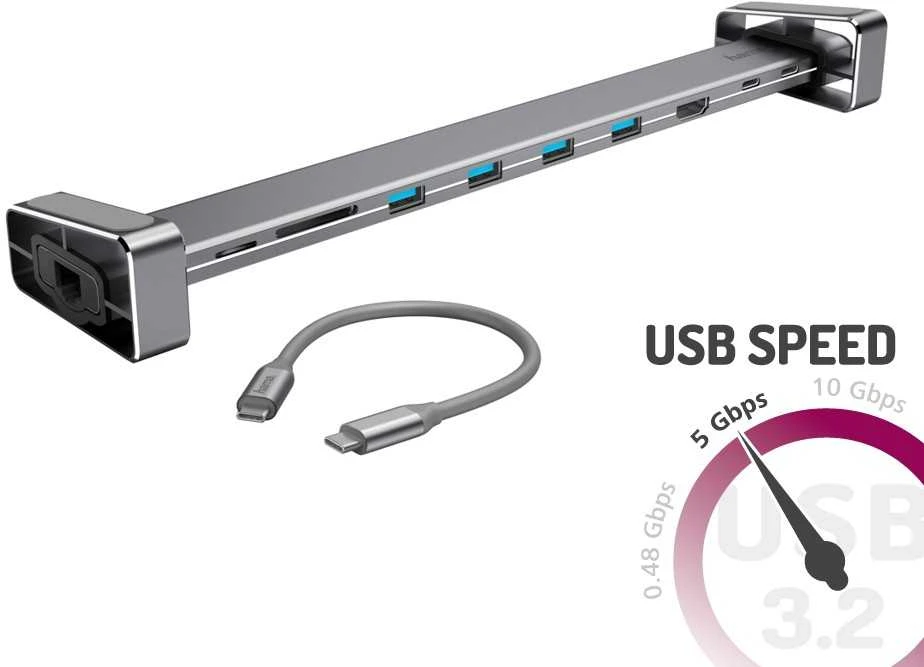 Doko stotelė Docking Station Hama 9-in-1 USB-C