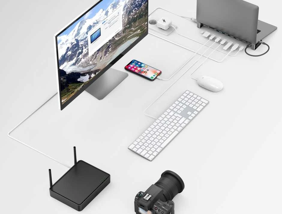 Doko stotelė Docking Station Hama 9-in-1 USB-C