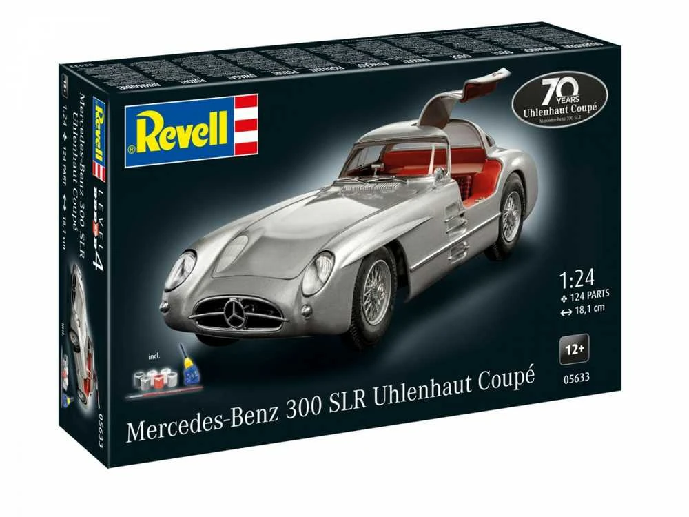 Revell Dovanų rinkinys modeliuotojams: Mercedes-Benz 300 SLR 1/24